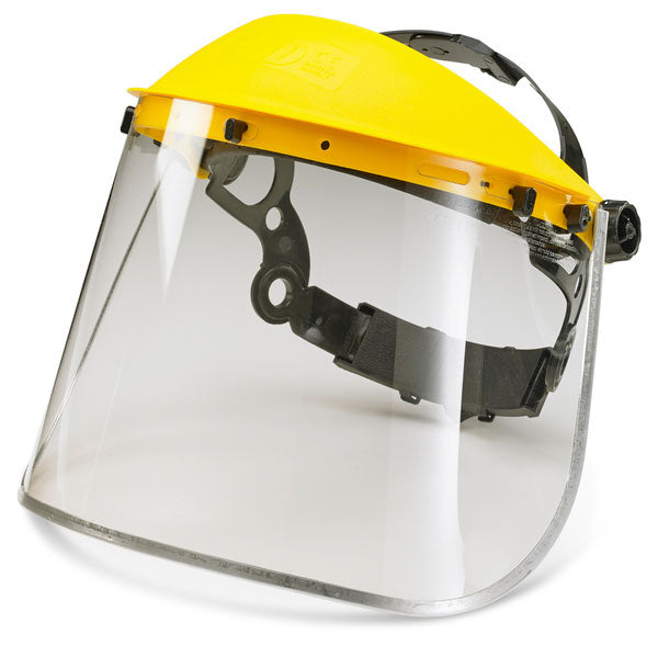 Beeswift Metal Edge Face Visor 8" Clear EN 166 Compatible with BBHG System