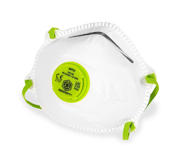Beeswift FFP2 Valved Mask with Adjustable Nosepiece and Comfort Fit