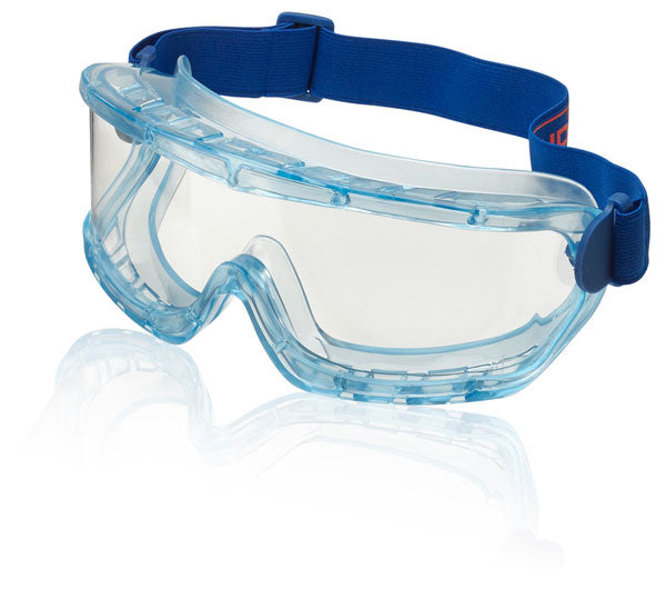Beeswift Premium Goggles Wide Vision Lens Adjustable Headband EN166 Safety Gear