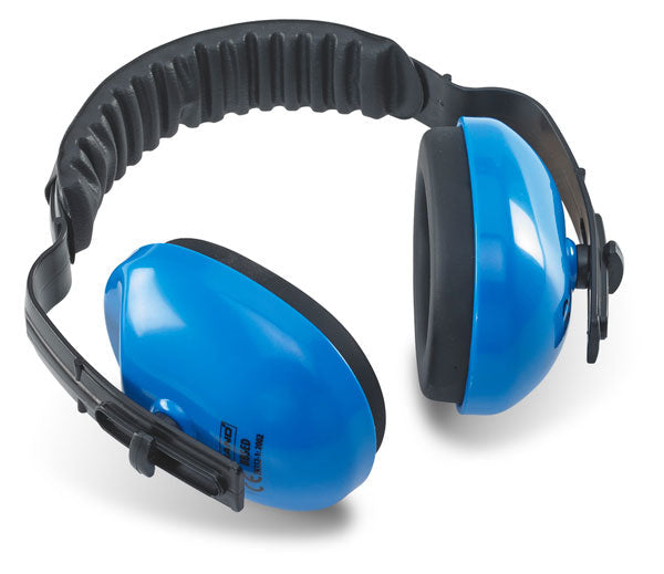 Beeswift Superior Ear Defenders Blue Padded Adjustable Headband SNR 27.6dB
