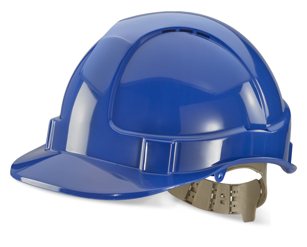 Beeswift Vented Safety Helmet ABS Shell Lightweight with Sweatband EN397