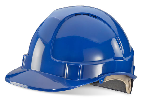 Beeswift B-Brand Safety Helmet Lightweight ABS with Wheel Ratchet Headgear