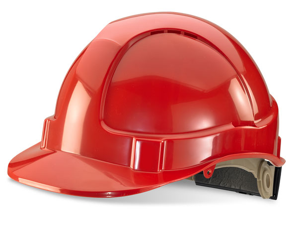 Beeswift B-Brand Safety Helmet Lightweight ABS with Wheel Ratchet Headgear