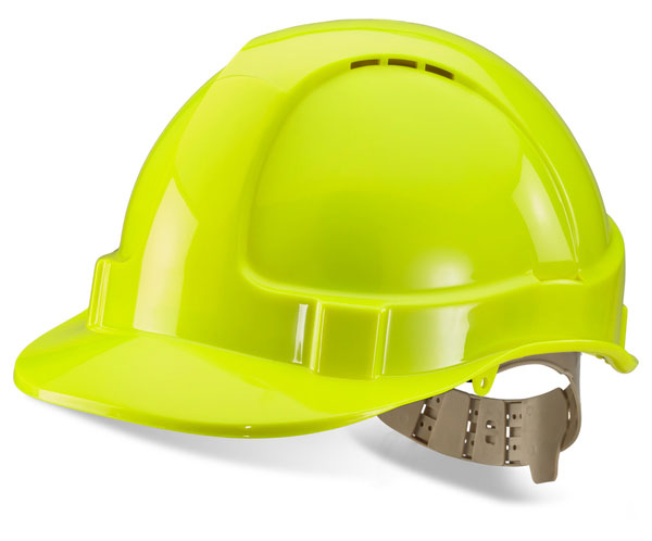 Beeswift B-Brand Vented Safety Helmet ABS Shell Lightweight 6 Point Harness