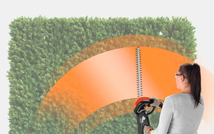 Flymo 18V UltraCut 500 Cordless Hedge Trimmer Bare Unit Lightweight Efficient