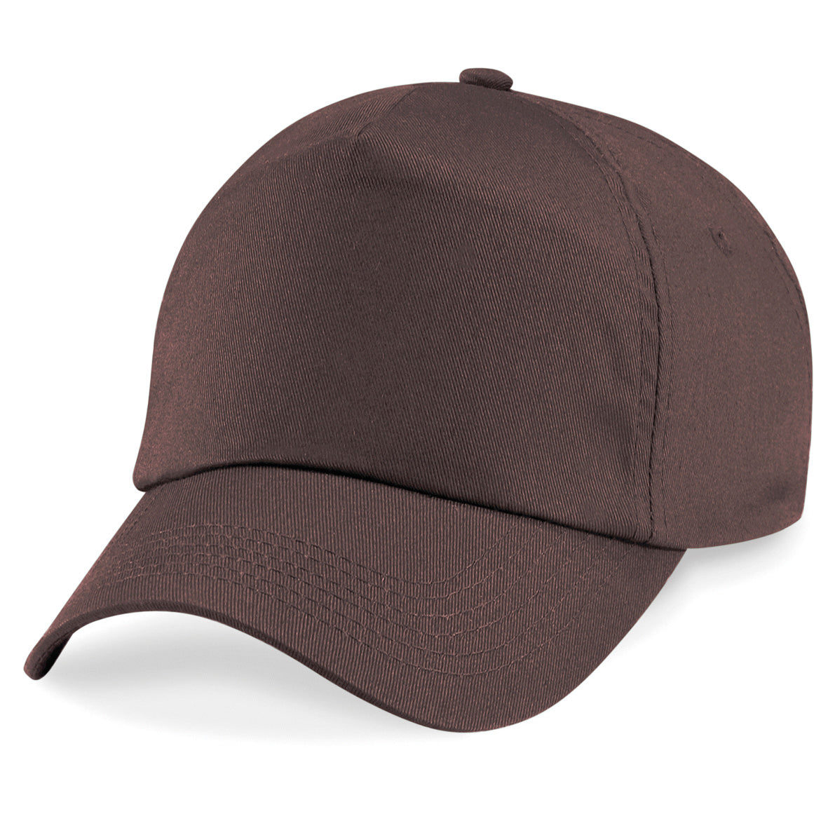 Beechfield Original 5-Panel Cap with Rip-Strip Size Adjuster Pre-Curved Peak