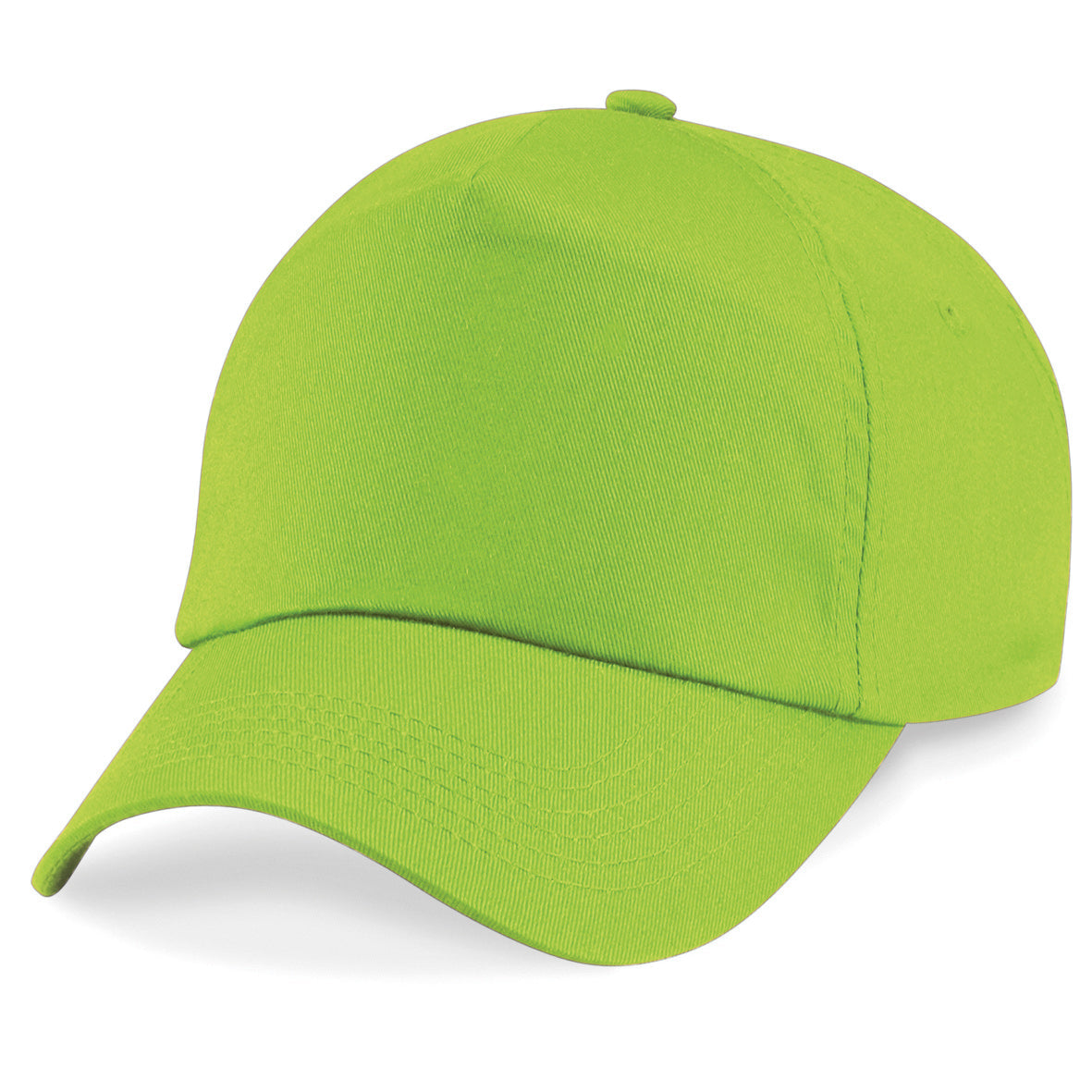 Beechfield Original 5-Panel Cap with Rip-Strip Size Adjuster Pre-Curved Peak