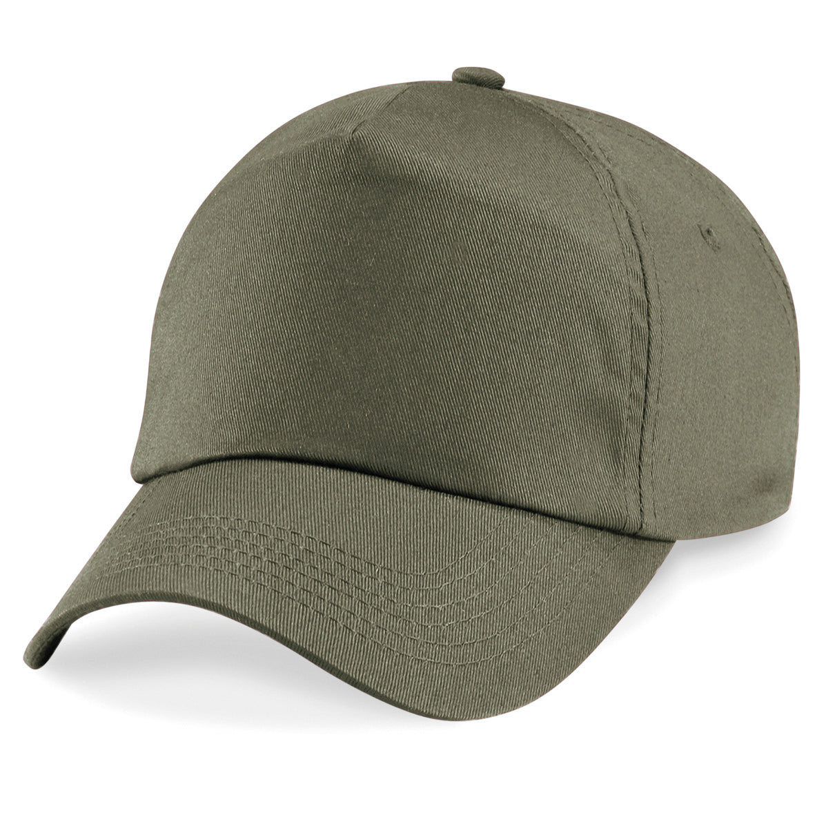 Beechfield Original 5-Panel Cap with Rip-Strip Size Adjuster Pre-Curved Peak