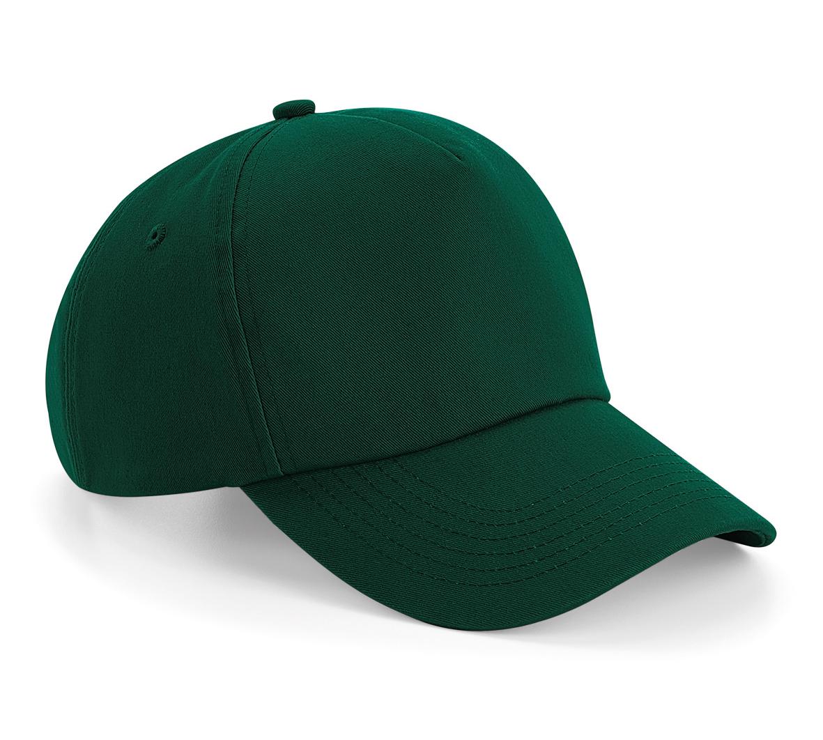 Beechfield 5-Panel Cap Adjustable Buckle TearAway Label Multiple Colours