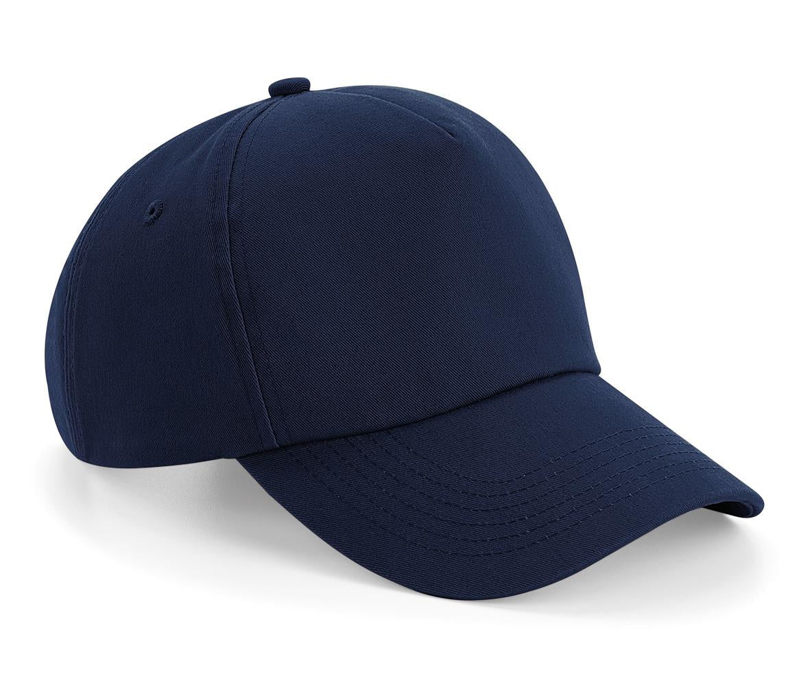Beechfield 5-Panel Cap Adjustable Buckle TearAway Label Multiple Colours