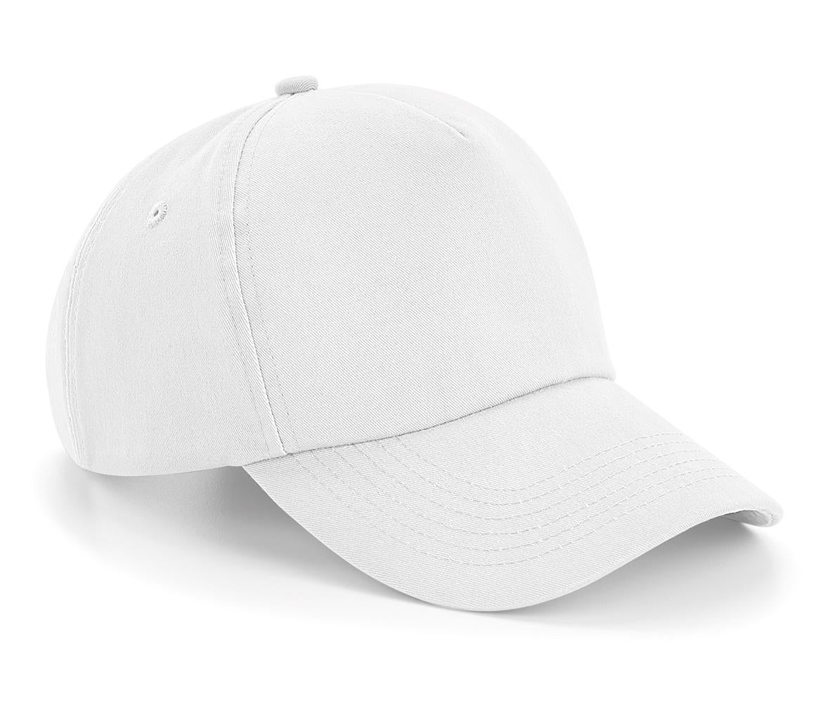 Beechfield 5-Panel Cap Adjustable Buckle TearAway Label Multiple Colours
