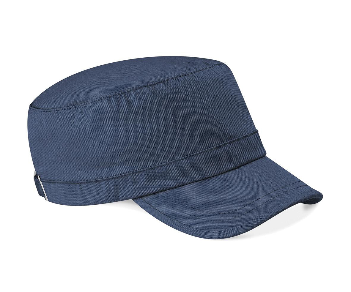 Beechfield Army Cap with Pre-Curved Peak and Silver Effect Buckle - Reach