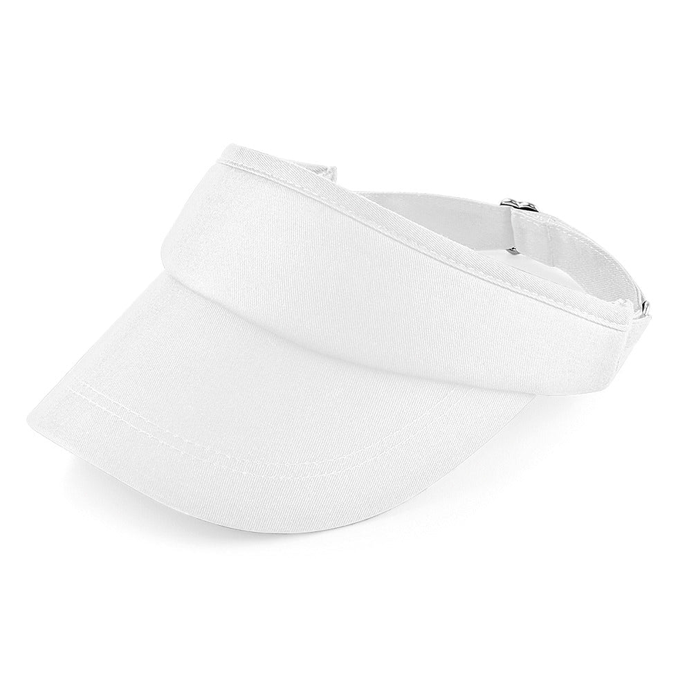 Beechfield Sports Visor with Self-Fabric Size Adjuster and Pre-Curved Peak