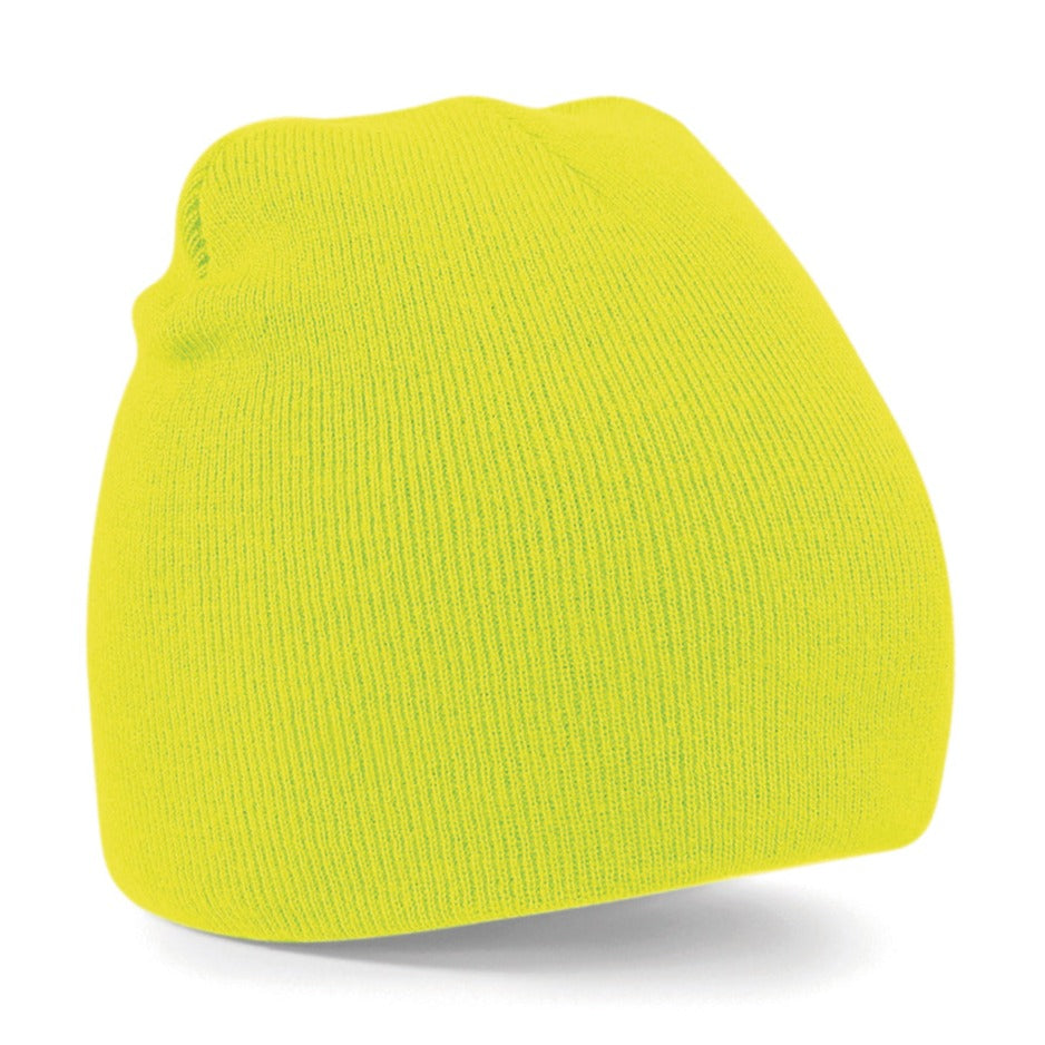 Beechfield Two-Tone Double-Layer Knit Pull-On Beanie Hat - Multiple Colours