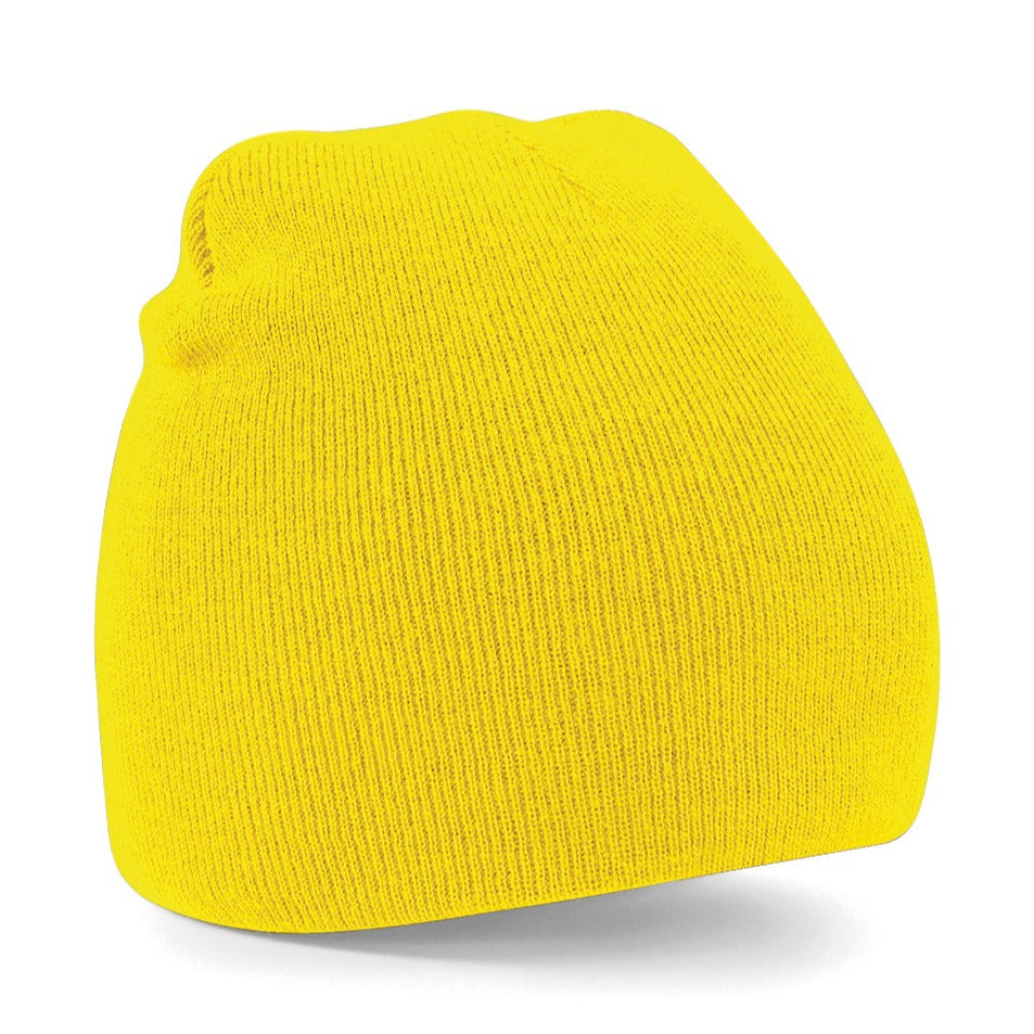 Beechfield Two-Tone Double-Layer Knit Pull-On Beanie Hat - Multiple Colours