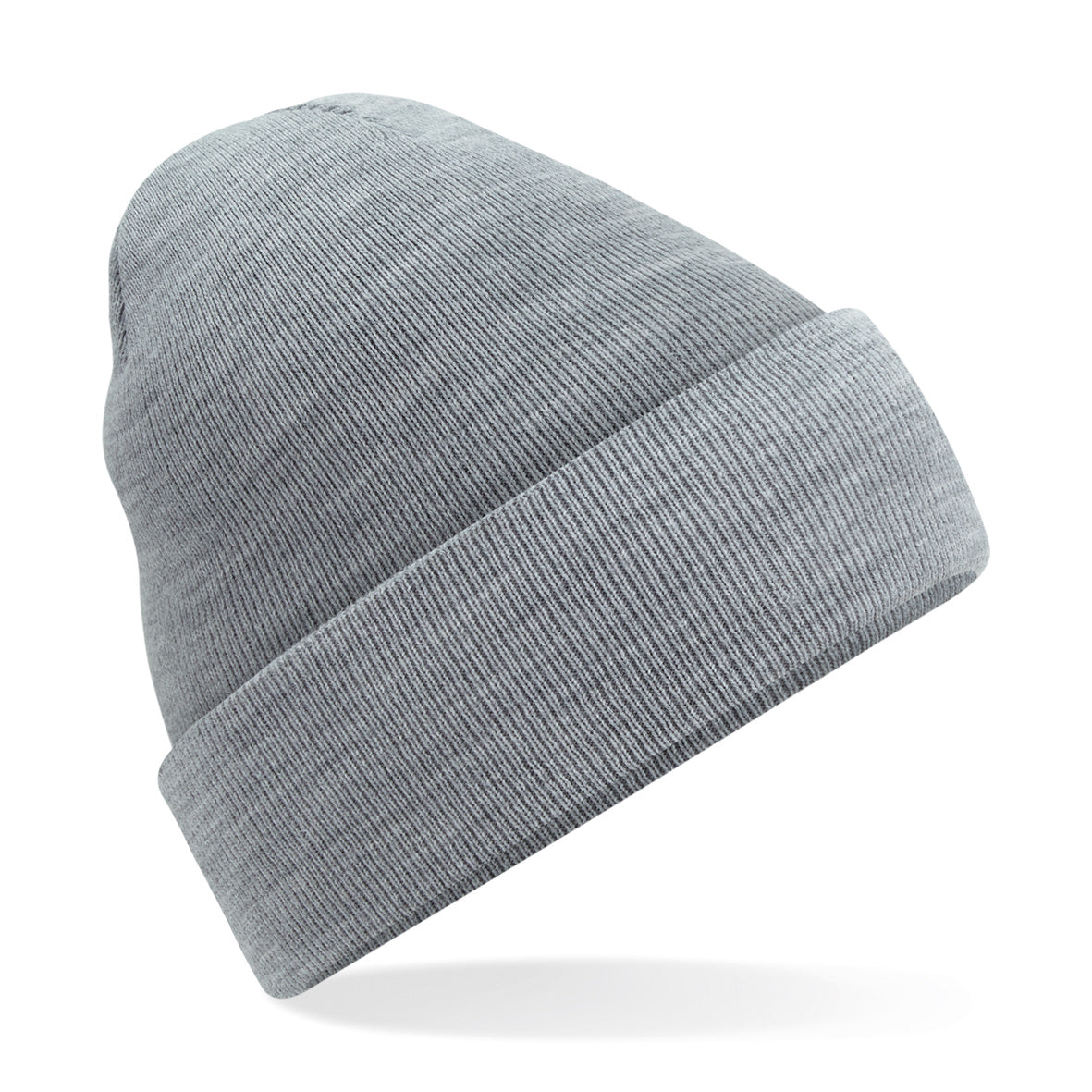 Beechfield Original Cuffed Beanie Double Layer Knit Machine Washable Junior