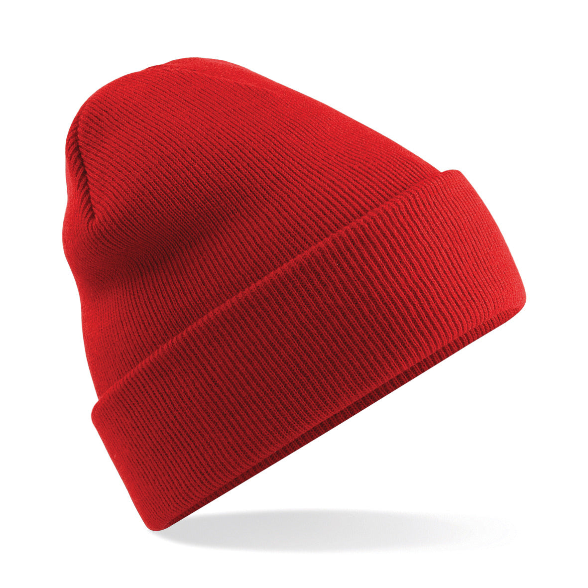 Beechfield Original Cuffed Beanie Double Layer Knit Machine Washable Junior