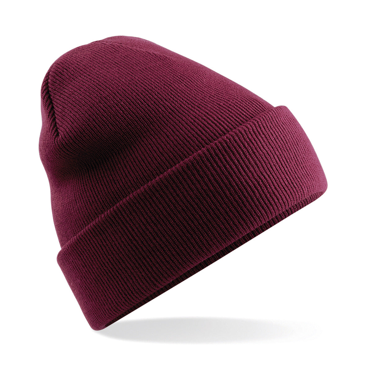 Beechfield Original Cuffed Beanie Double Layer Knit Machine Washable Junior