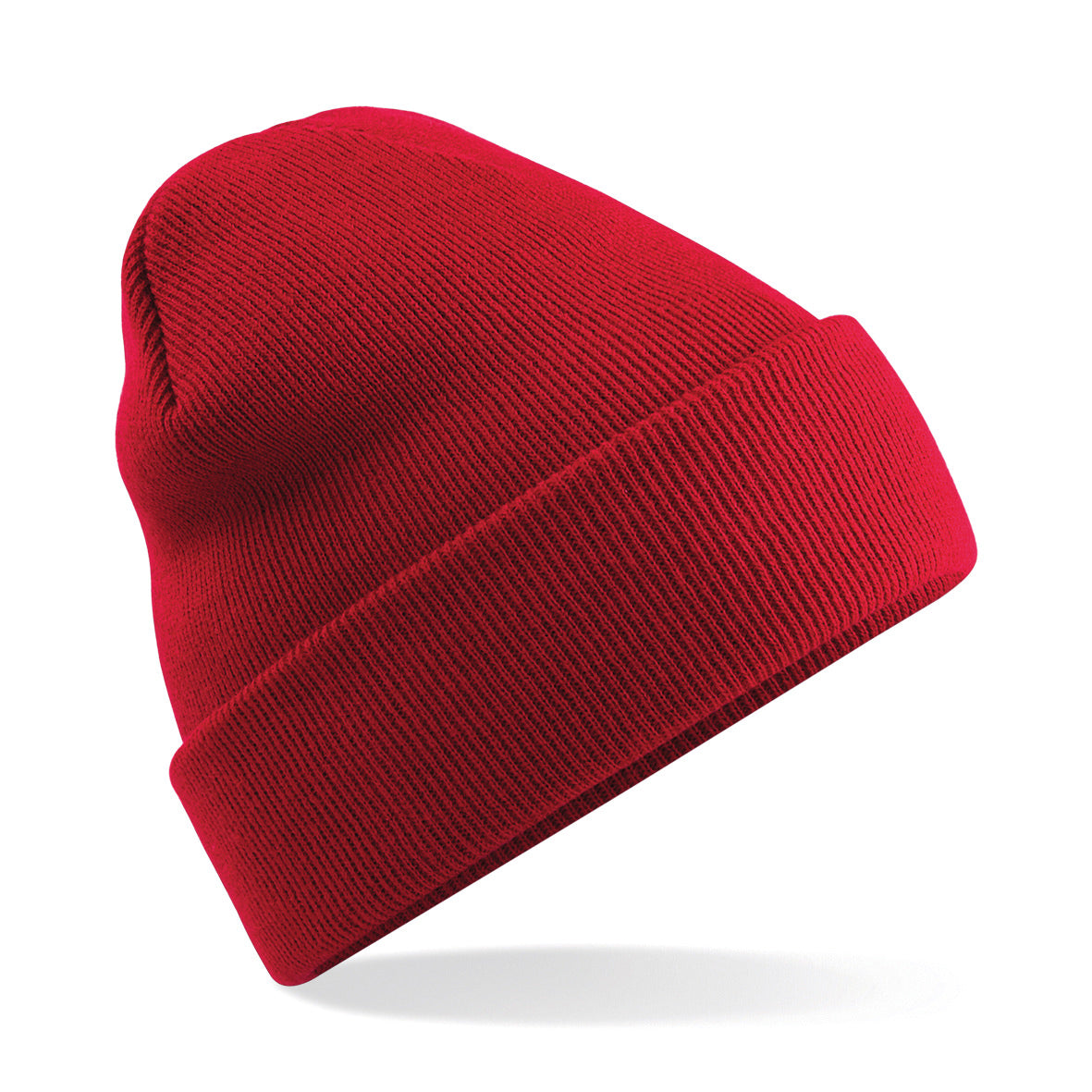 Beechfield Original Cuffed Beanie Double Layer Knit Machine Washable Junior