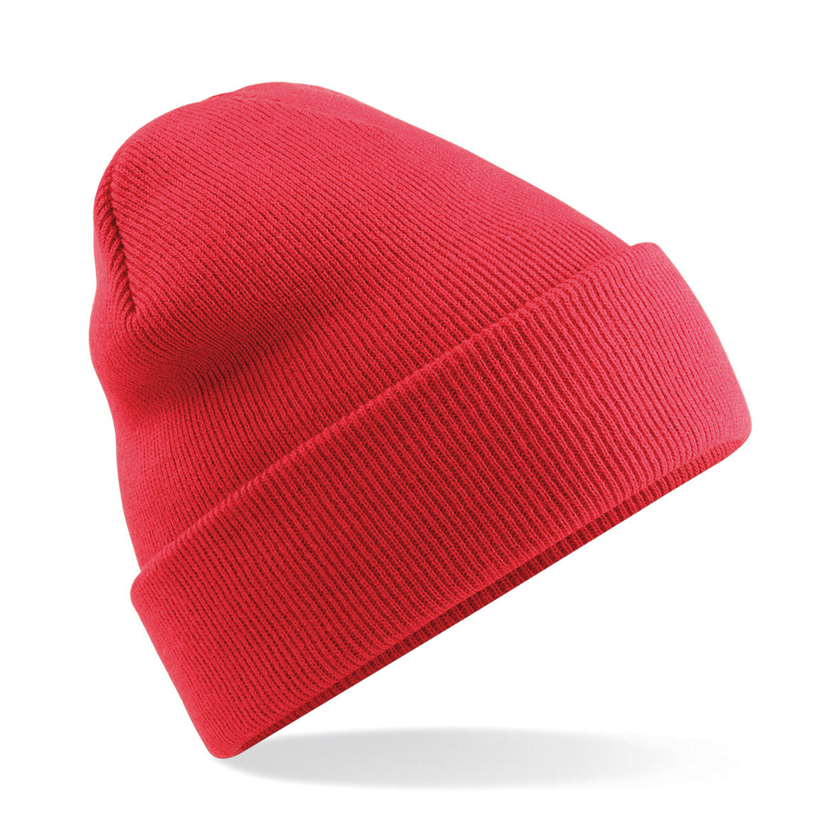 Beechfield Original Cuffed Beanie Double Layer Knit Machine Washable Junior