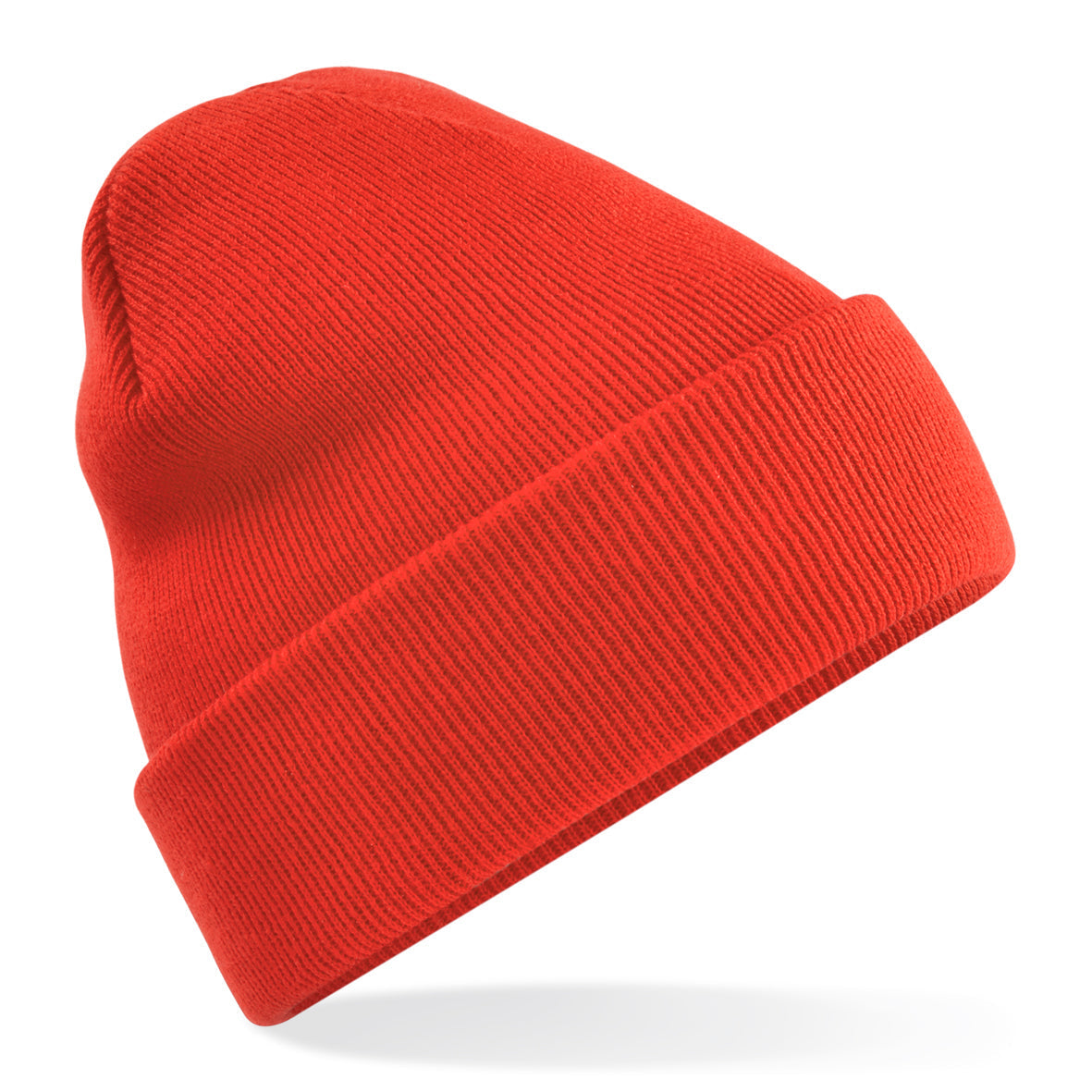 Beechfield Original Cuffed Beanie Double Layer Knit Machine Washable Junior