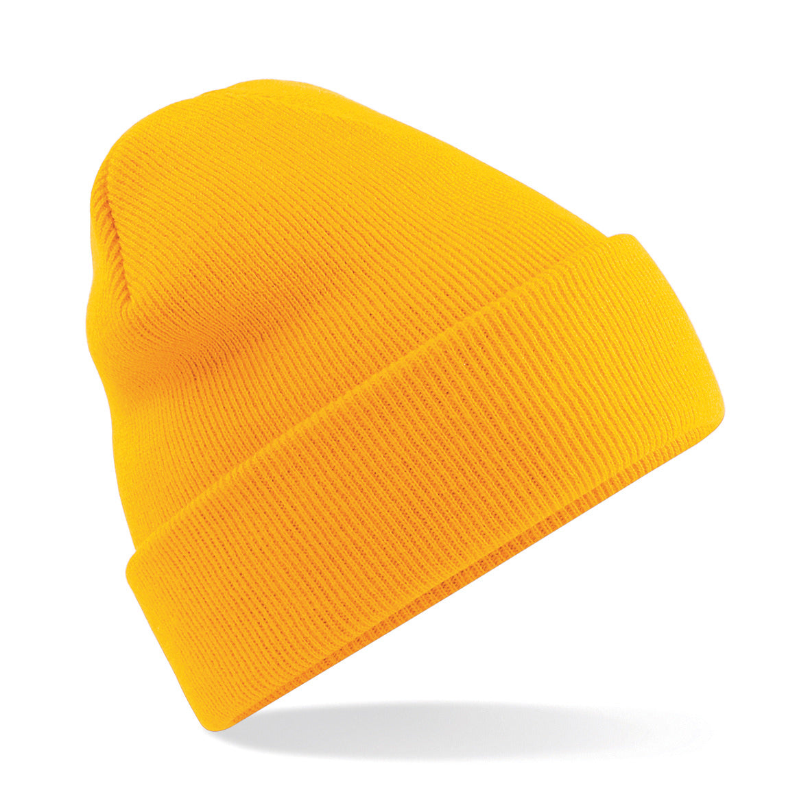 Beechfield Original Cuffed Beanie Double Layer Knit Machine Washable Junior