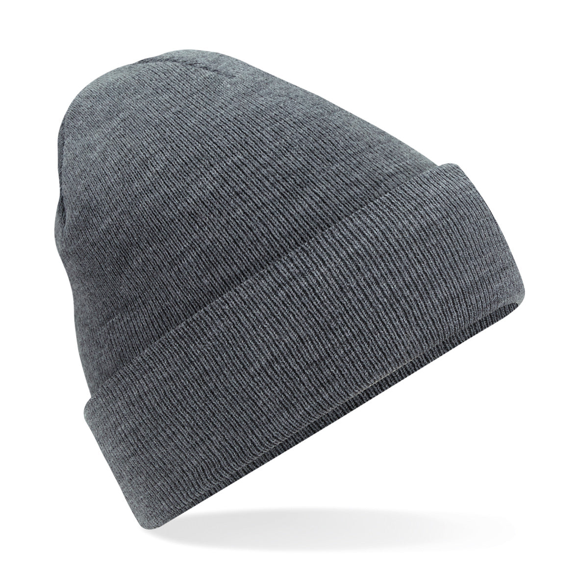 Beechfield Original Cuffed Beanie Double Layer Knit Machine Washable Junior