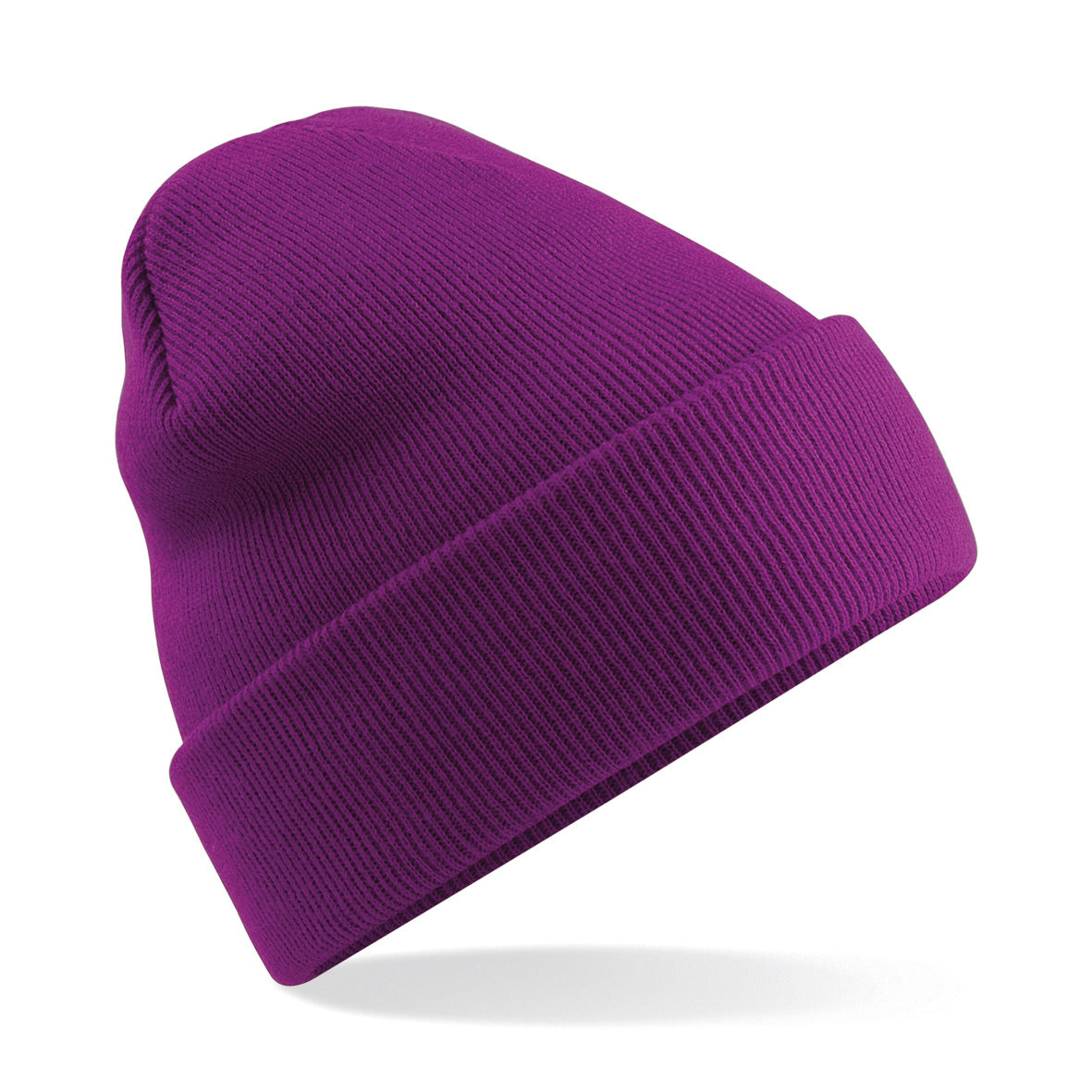 Beechfield Original Cuffed Beanie Double Layer Knit Machine Washable Junior