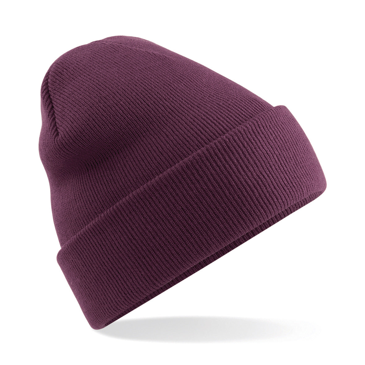 Beechfield Original Cuffed Beanie Double Layer Knit Machine Washable Junior