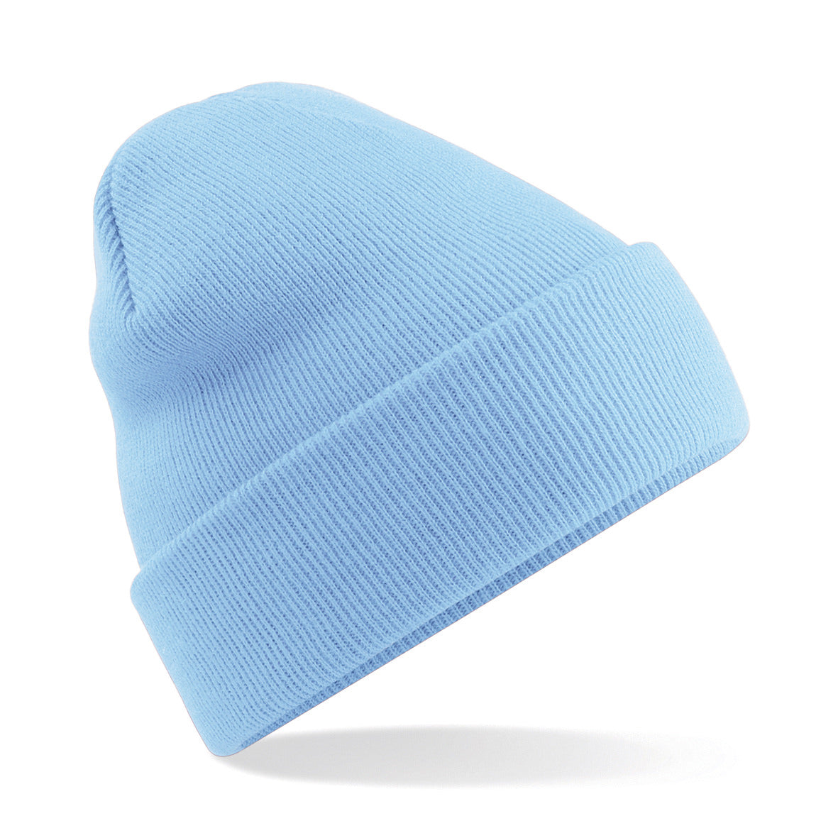 Beechfield Original Cuffed Beanie Double Layer Knit Machine Washable Junior