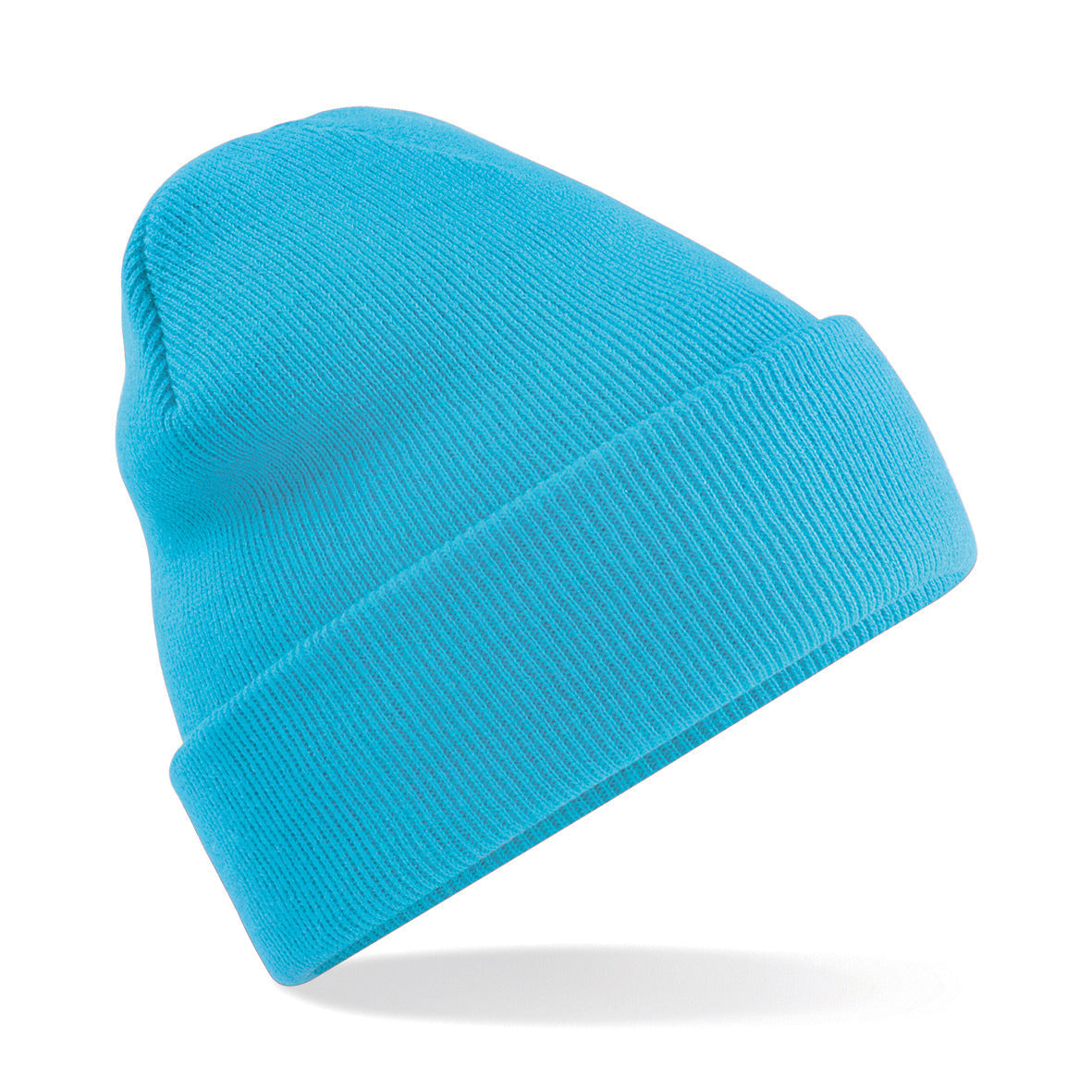 Beechfield Original Cuffed Beanie Double Layer Knit Machine Washable Junior