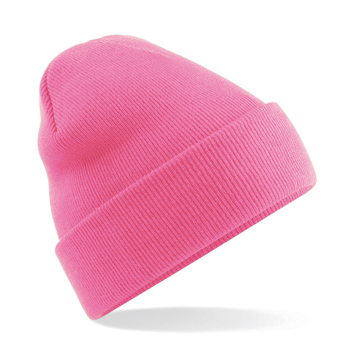 Beechfield Original Cuffed Beanie Double Layer Knit Machine Washable Junior