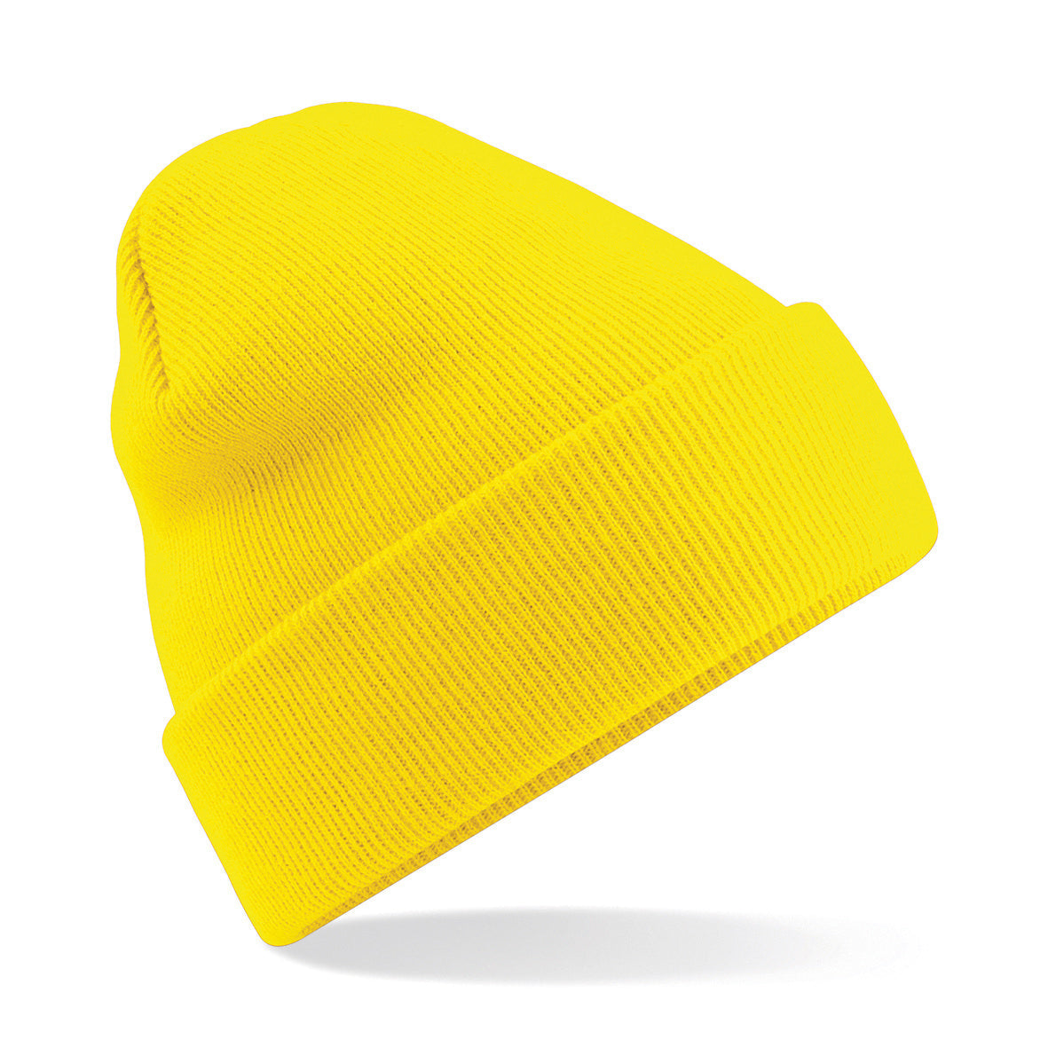 Beechfield Original Cuffed Beanie Double Layer Knit Machine Washable Junior