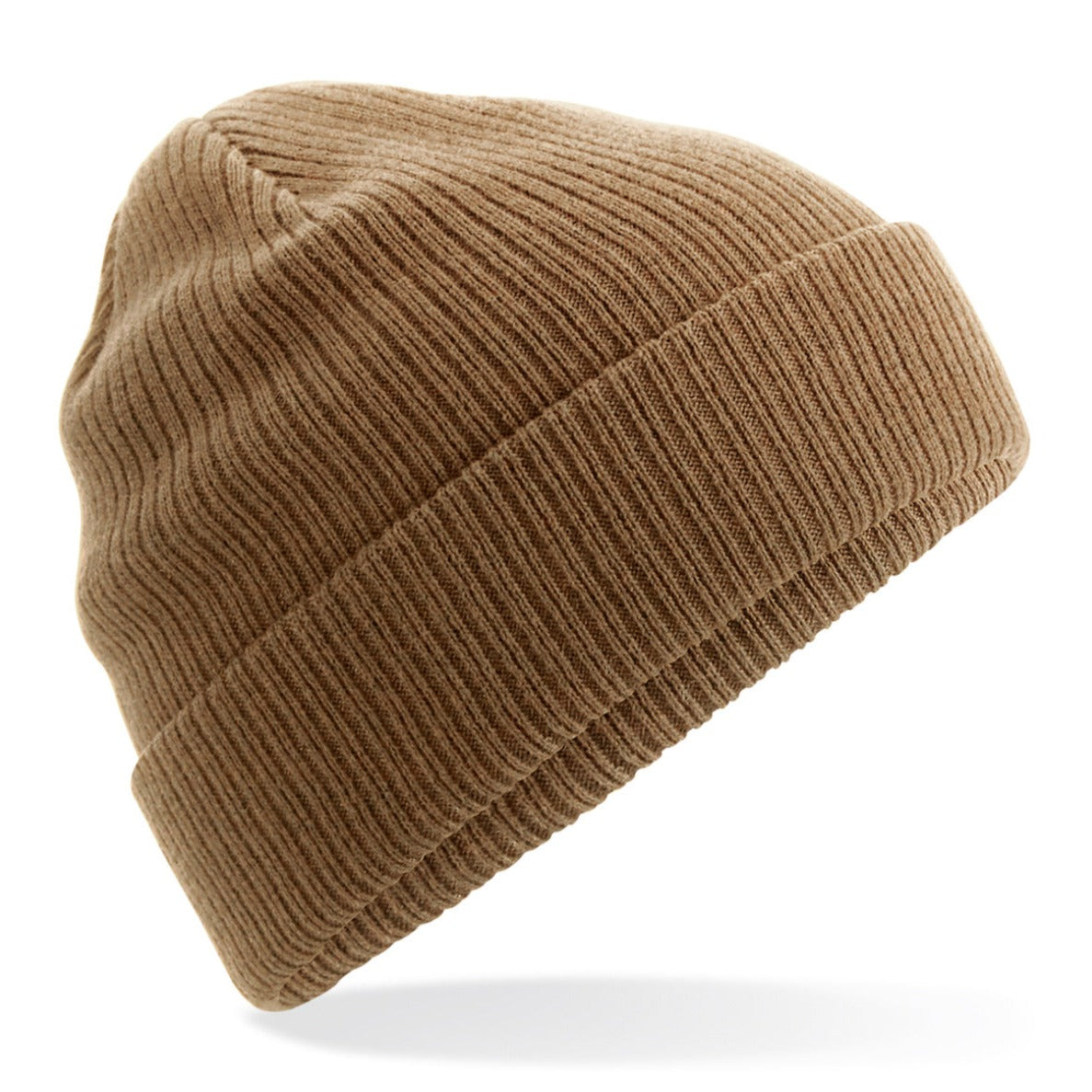 Beechfield Organic Cotton Beanie Lightweight Cuffed Double Layer Knit Hat