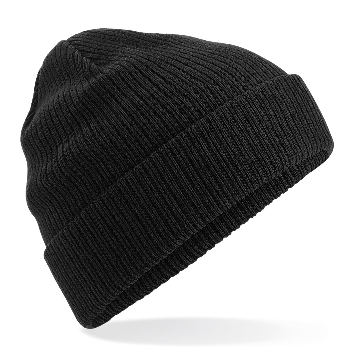 Beechfield Organic Cotton Beanie Lightweight Cuffed Double Layer Knit Hat