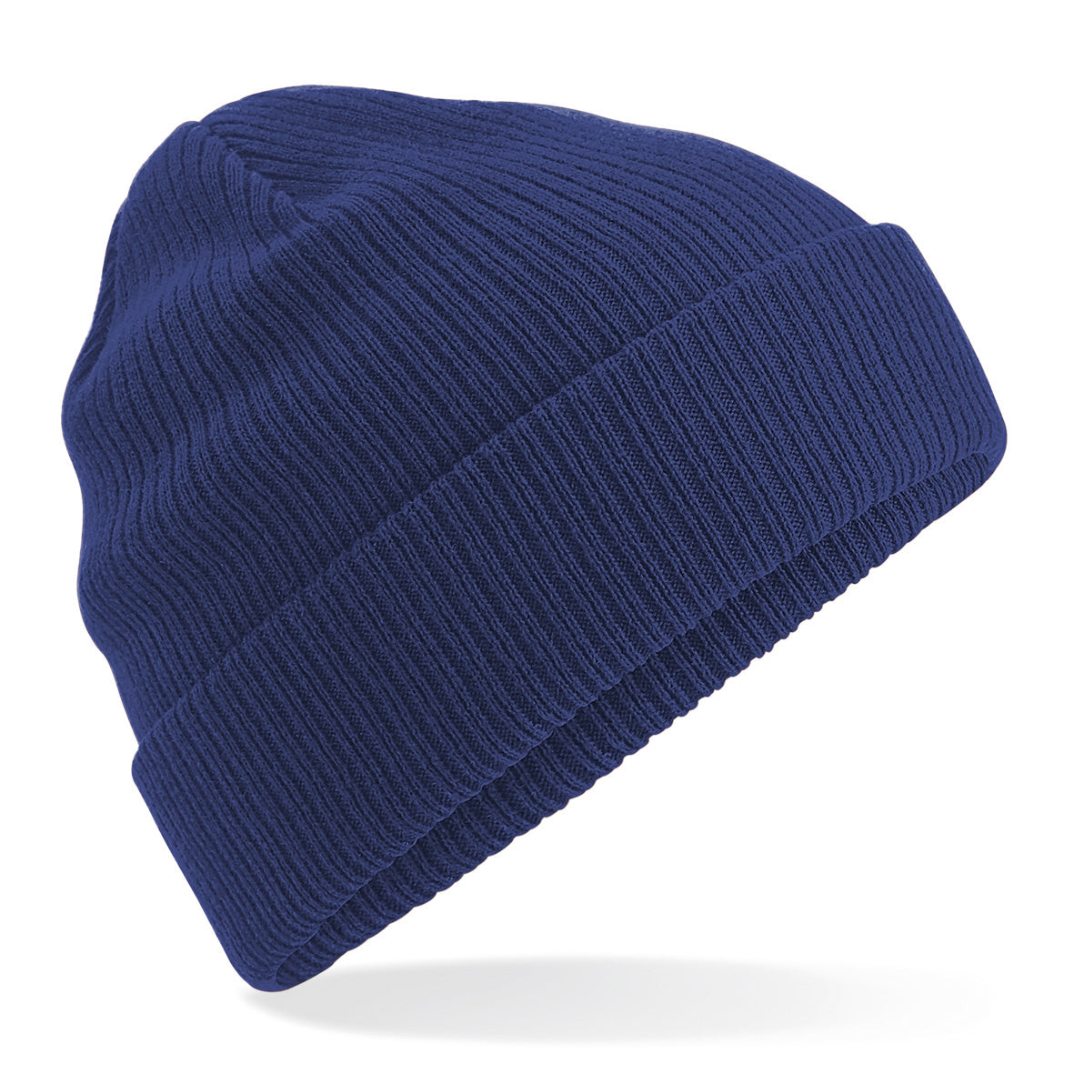Beechfield Organic Cotton Beanie Lightweight Cuffed Double Layer Knit Hat