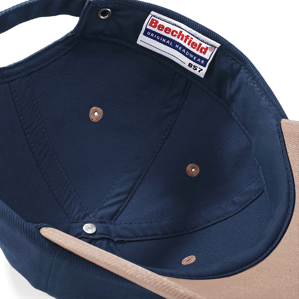 Beechfield Low-Profile Heavy Brushed Cotton Cap with Self-Fabric Strap