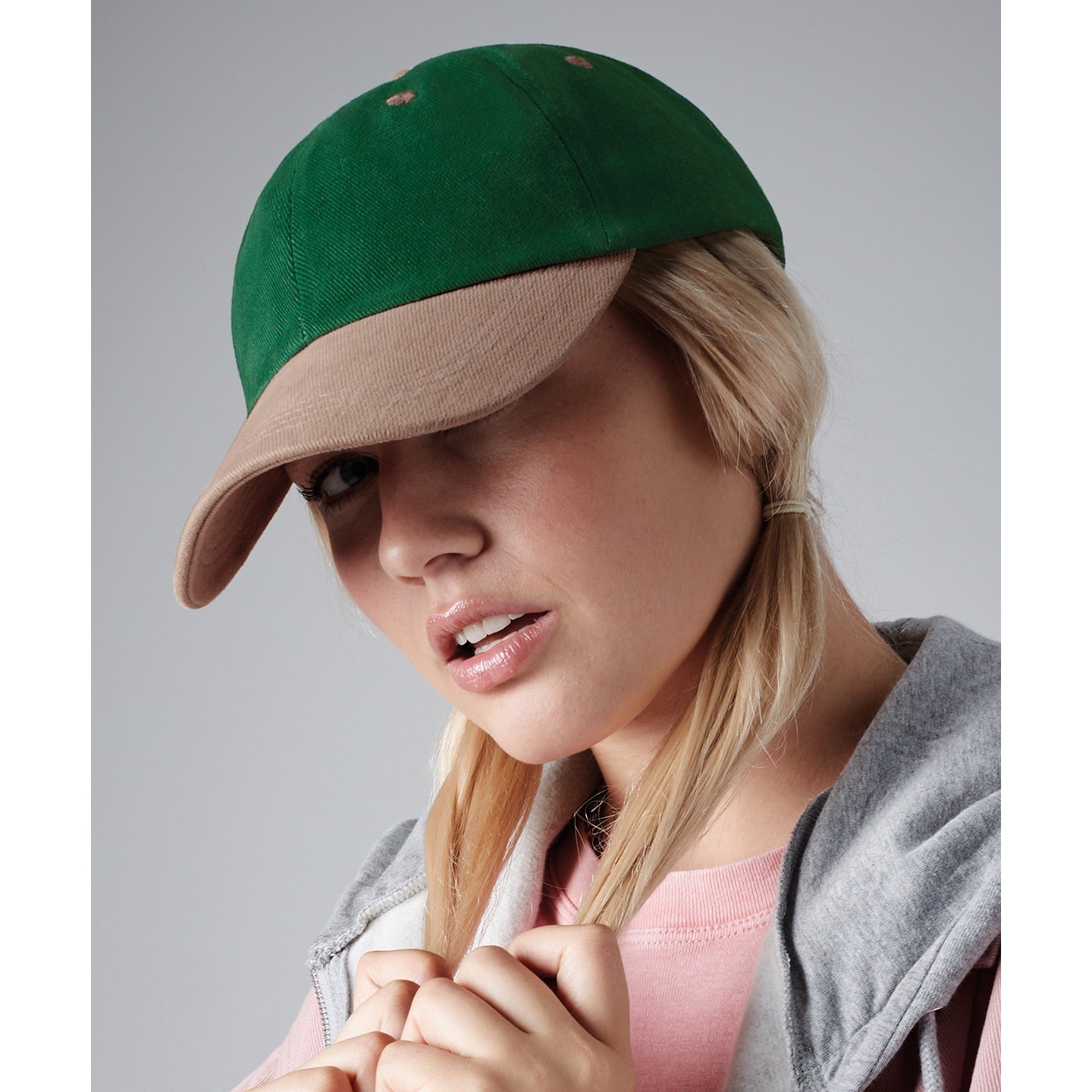 Beechfield Low-Profile Heavy Brushed Cotton Cap with Self-Fabric Strap