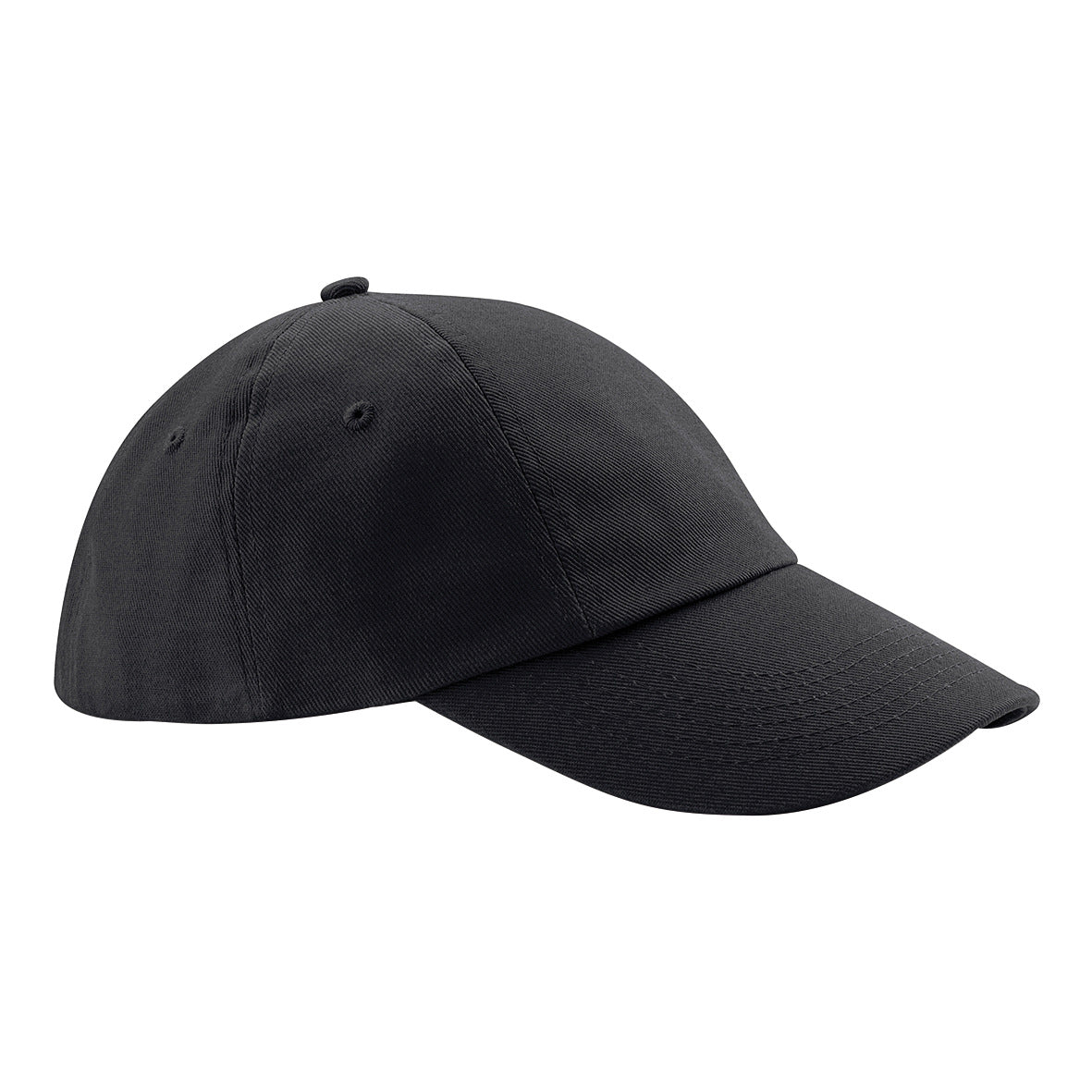 Beechfield Low-Profile Heavy Cotton Drill Cap Seamless Front Panel Tri-Glide