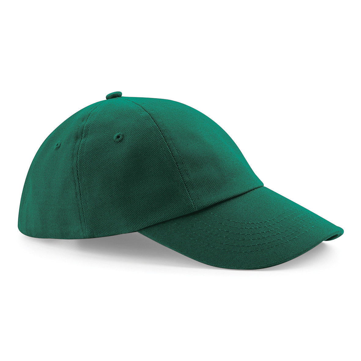 Beechfield Low-Profile Heavy Cotton Drill Cap Seamless Front Panel Tri-Glide