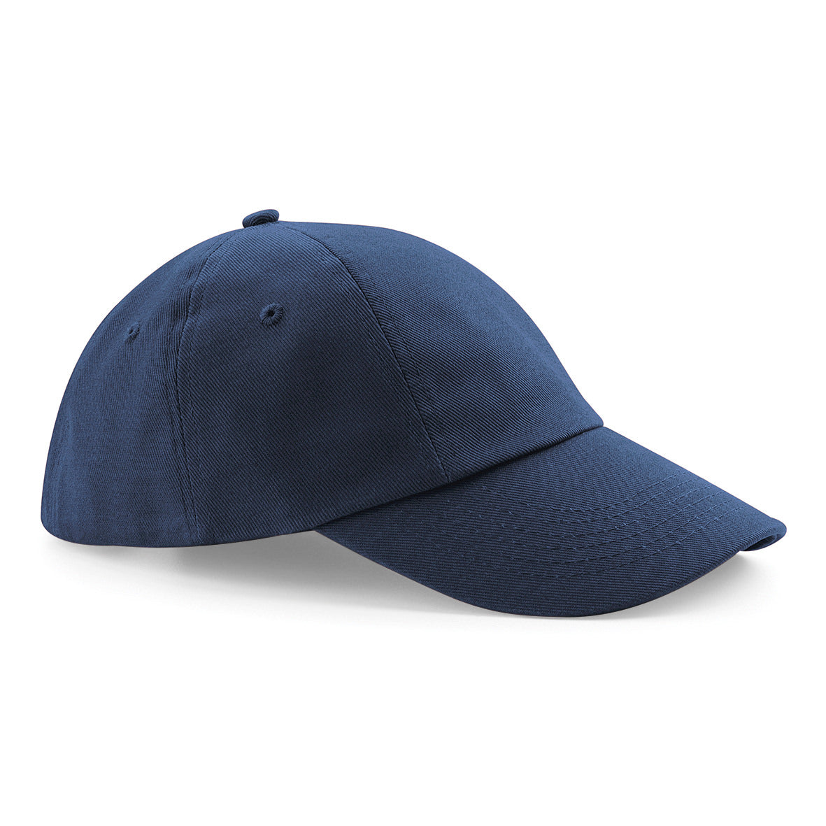 Beechfield Low-Profile Heavy Cotton Drill Cap Seamless Front Panel Tri-Glide
