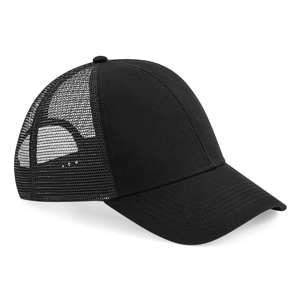 Beechfield Organic Cotton Trucker Cap Eco-Friendly Snapback Adjustable 6-Panel