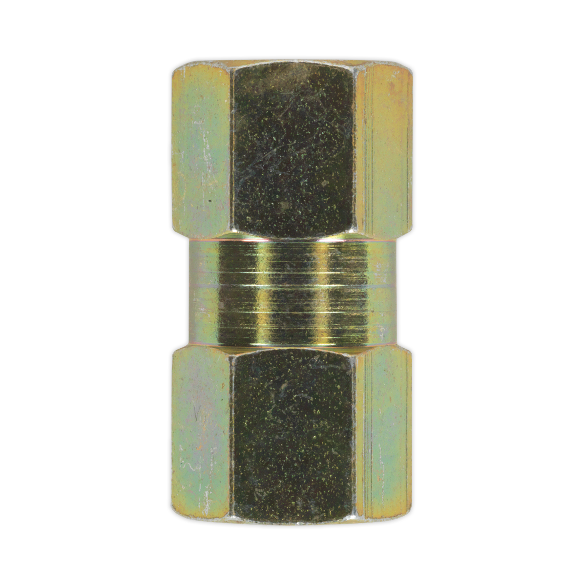 Sealey Brake Tube Connector M10 x 1mm Female to Female Pack of 10 3/16" Fittings