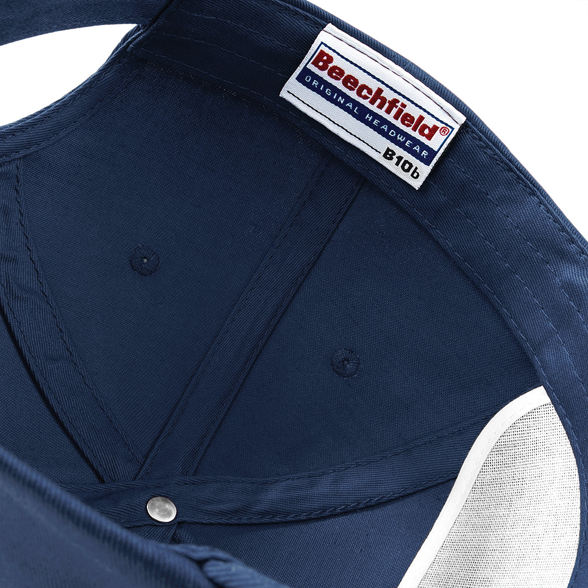 Beechfield Junior 5-Panel Cap with Rip-Strip Size Adjuster Child-Safe Button