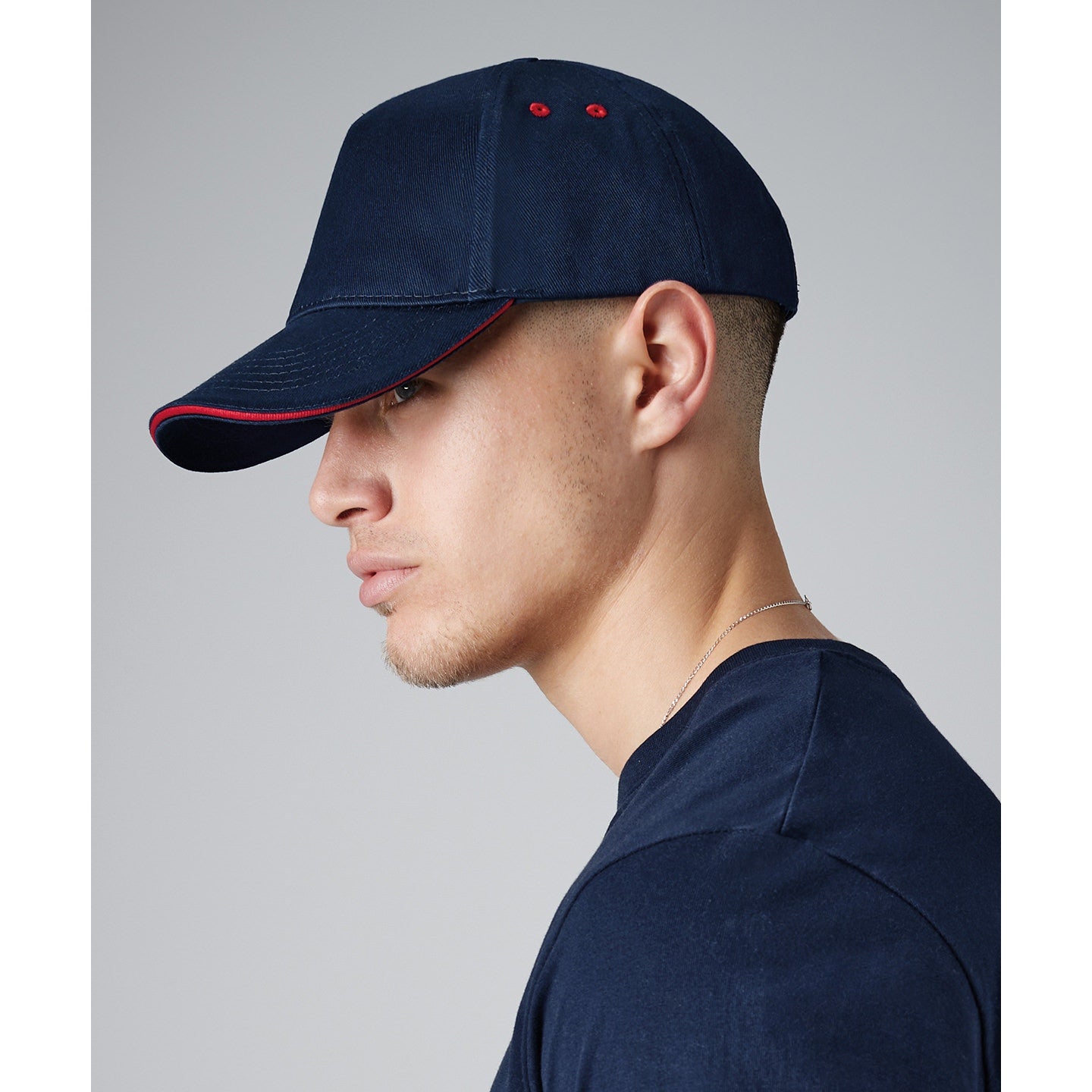 Beechfield Ultimate 5-Panel Cap Sandwich Peak Rip-Strip Size Adjuster