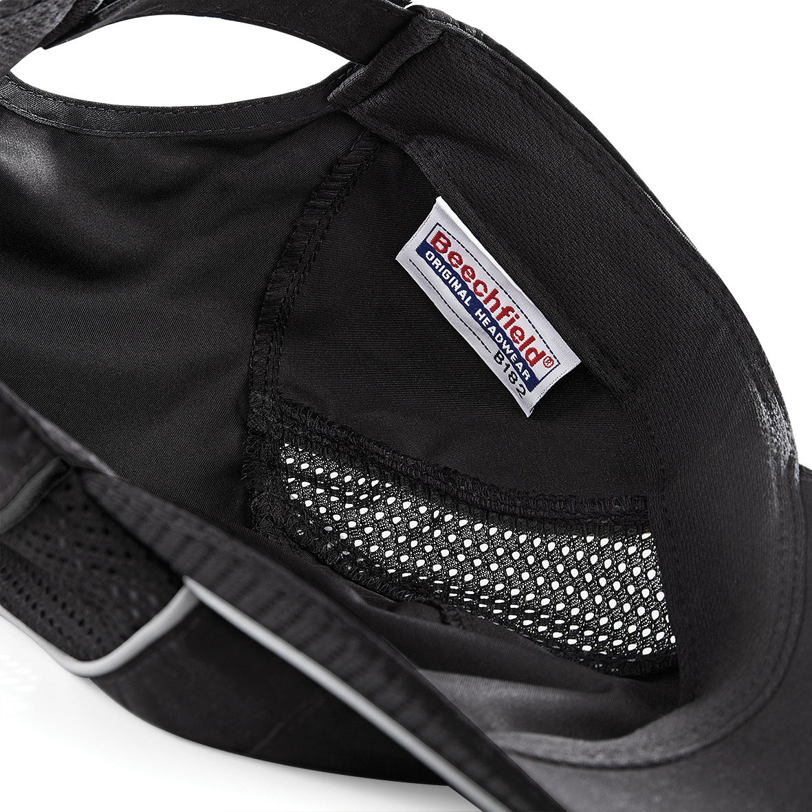 Beechfield Coolmax Flow Mesh Cap with Reflective Accents and Ventilation Panels