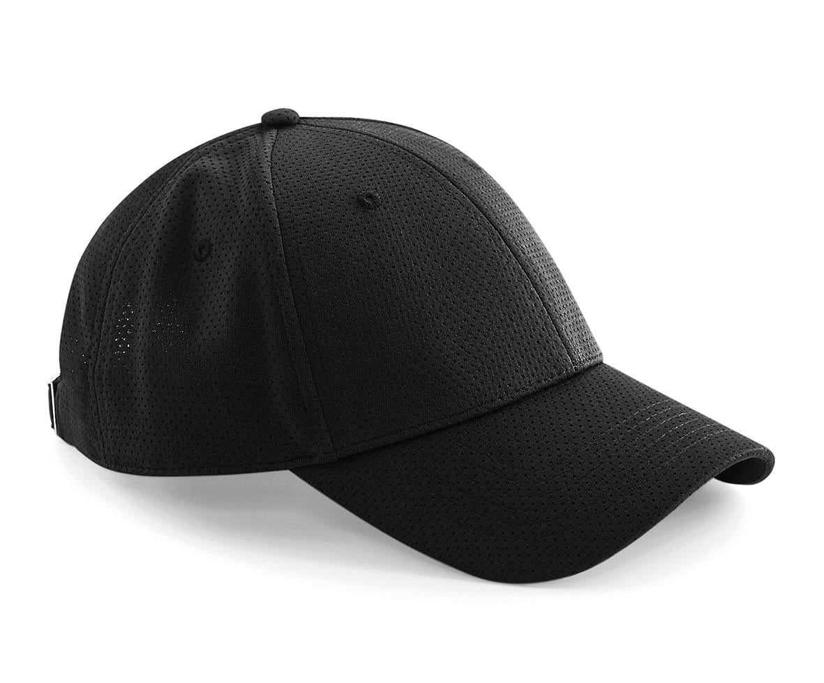 Beechfield Air Mesh 6-Panel Cap with TearAway Label and Adjustable Strap
