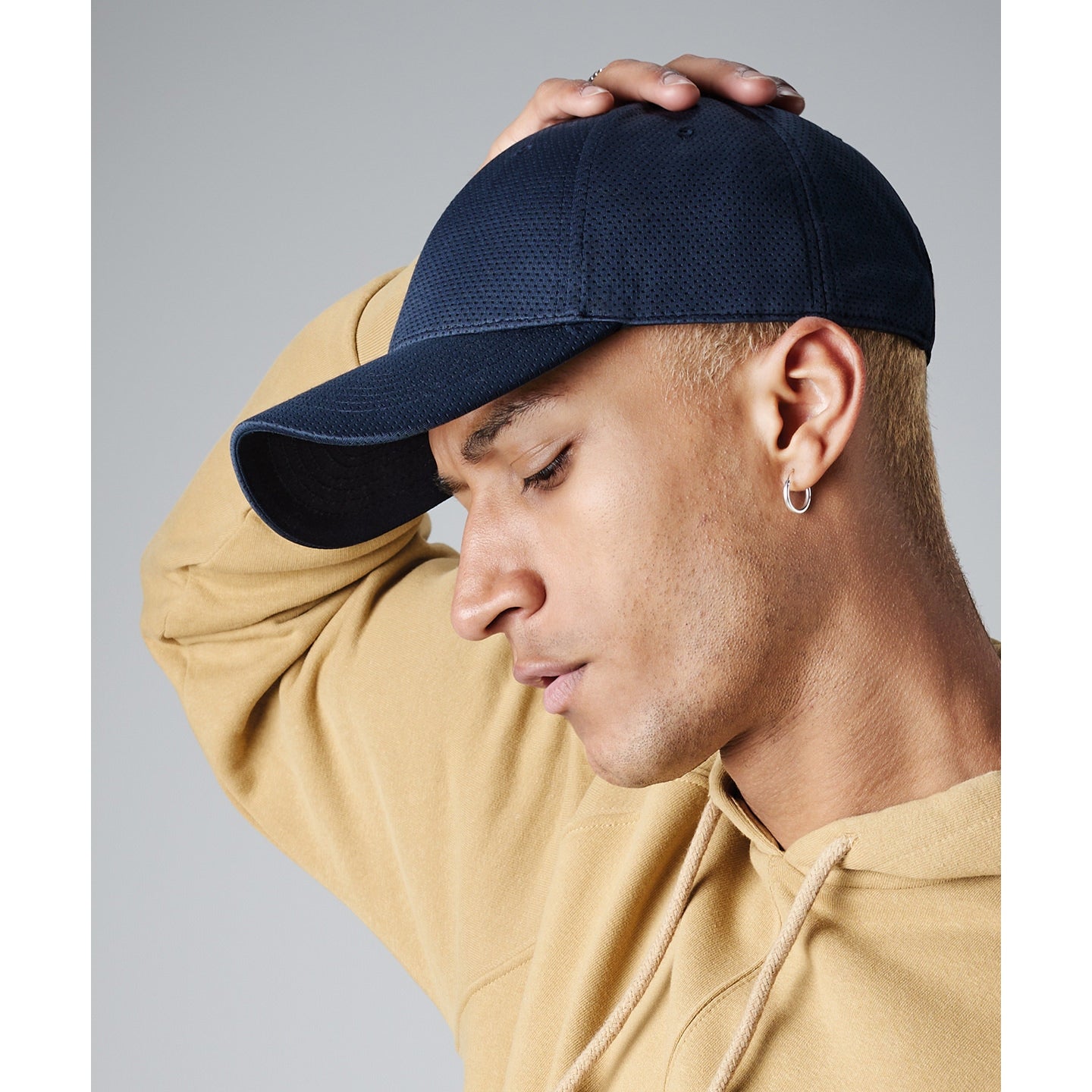 Beechfield Air Mesh 6-Panel Cap with TearAway Label and Adjustable Strap