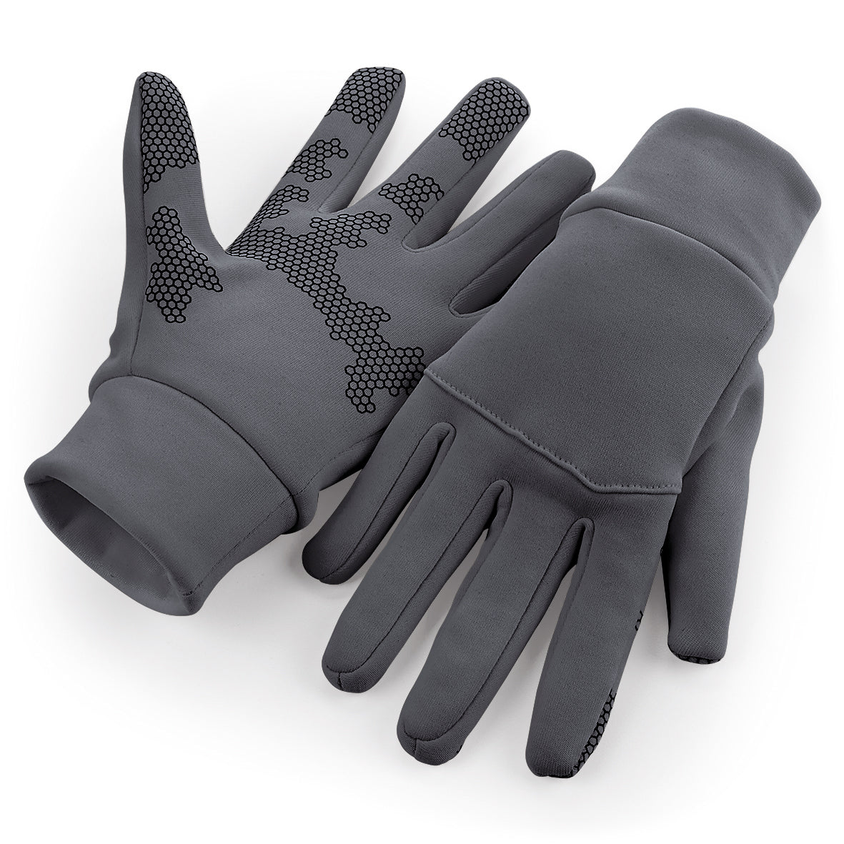 Beechfield Softshell Sports Tech Gloves Windproof Touchscreen Lightweight