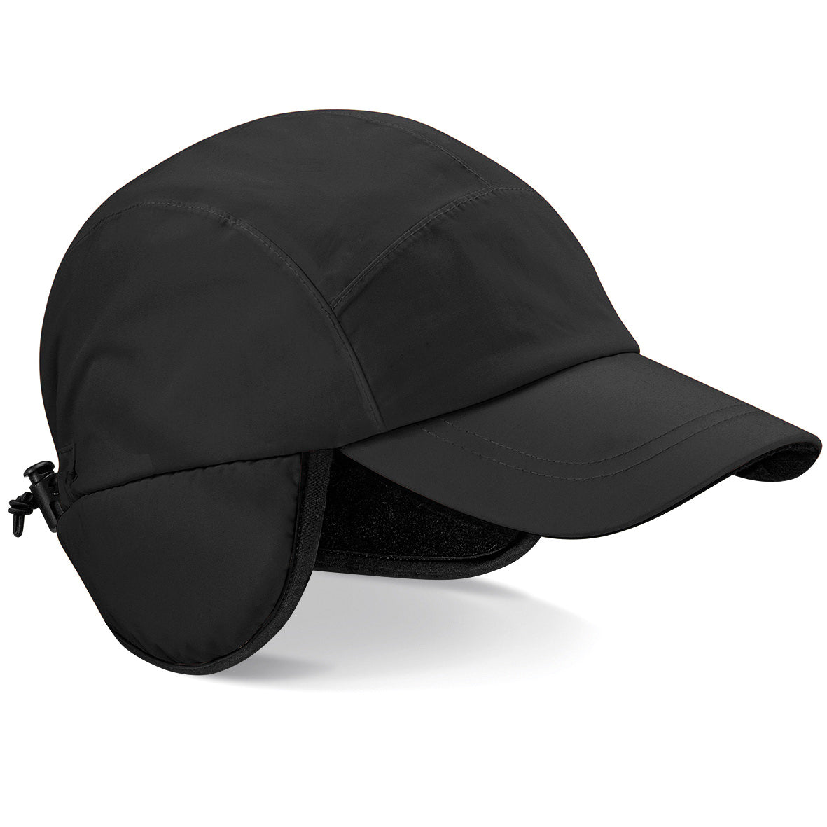 Beechfield Mountain Cap Waterproof Breathable Fabric Taped Seams Ear Flaps